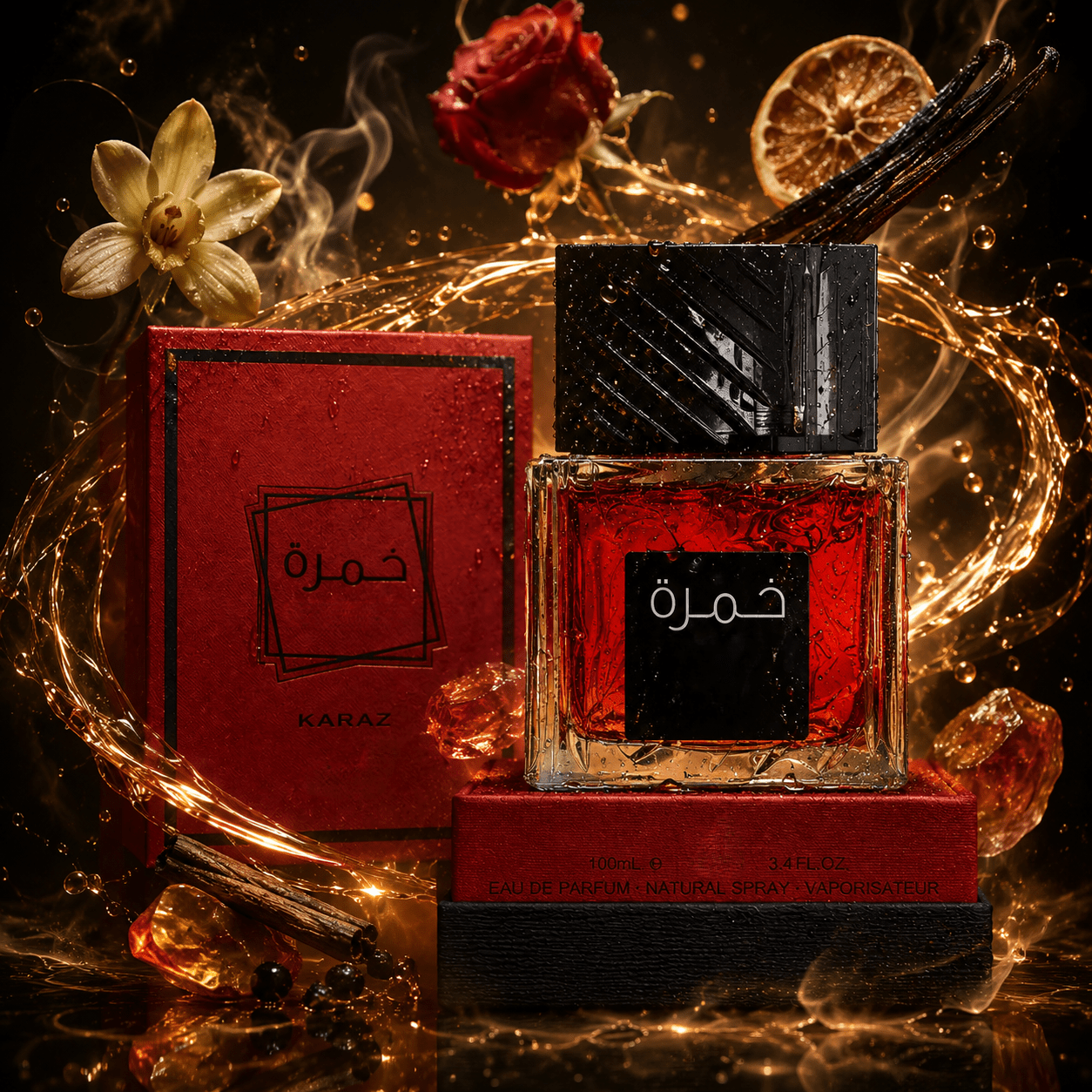Oriental Mixed Perfume 100 Ml - Eau De Parfum With Amber, Fruity And Gourmet Notes - Elegant Long-lasting Fragrance For Men And Women
