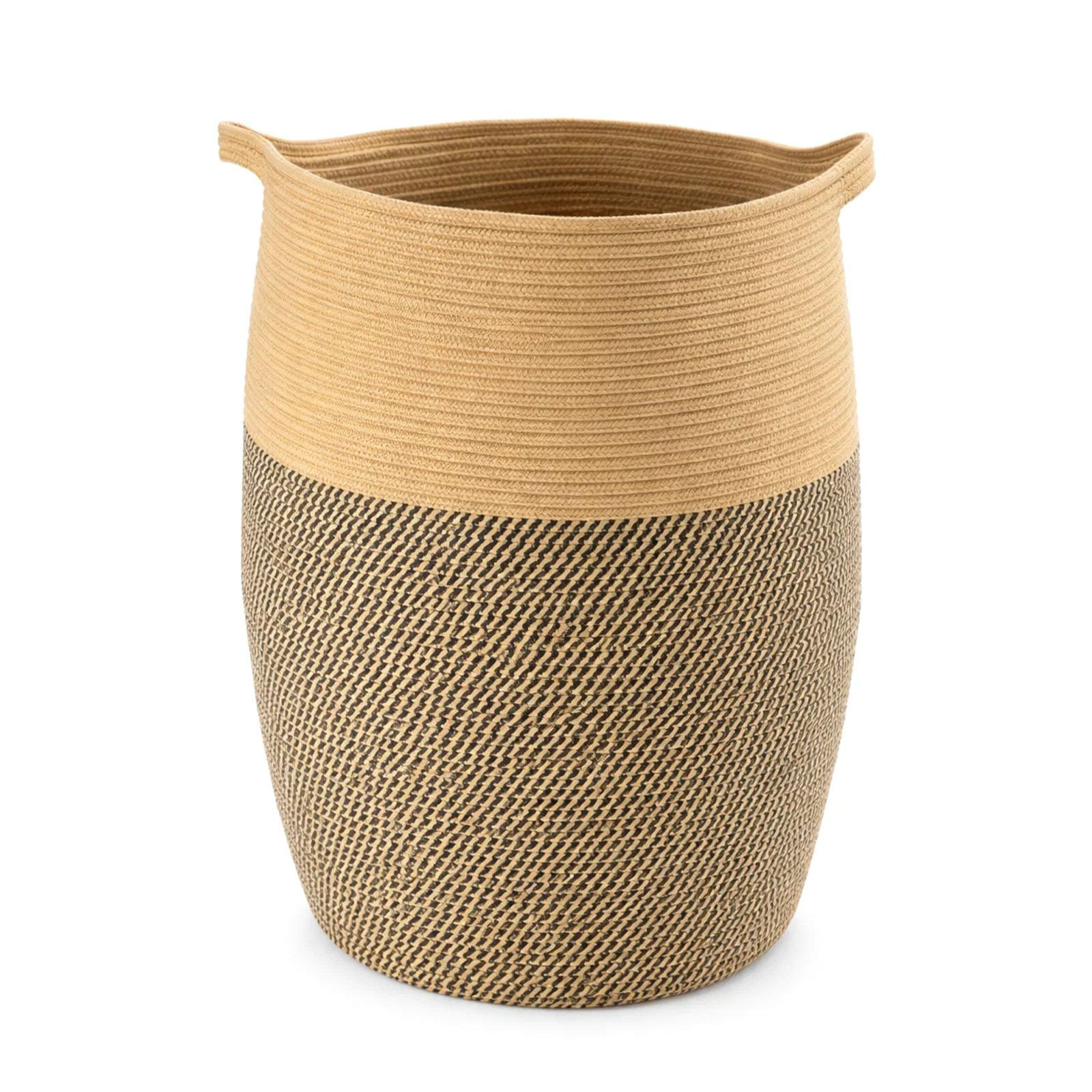 TEMU Large Laundry Basket (105 L, 65 X 45 X 35 Cm) – Tall, Decorative Storage Basket With Long Handles ( Suitable For Use On Shelves Or As A Laundry