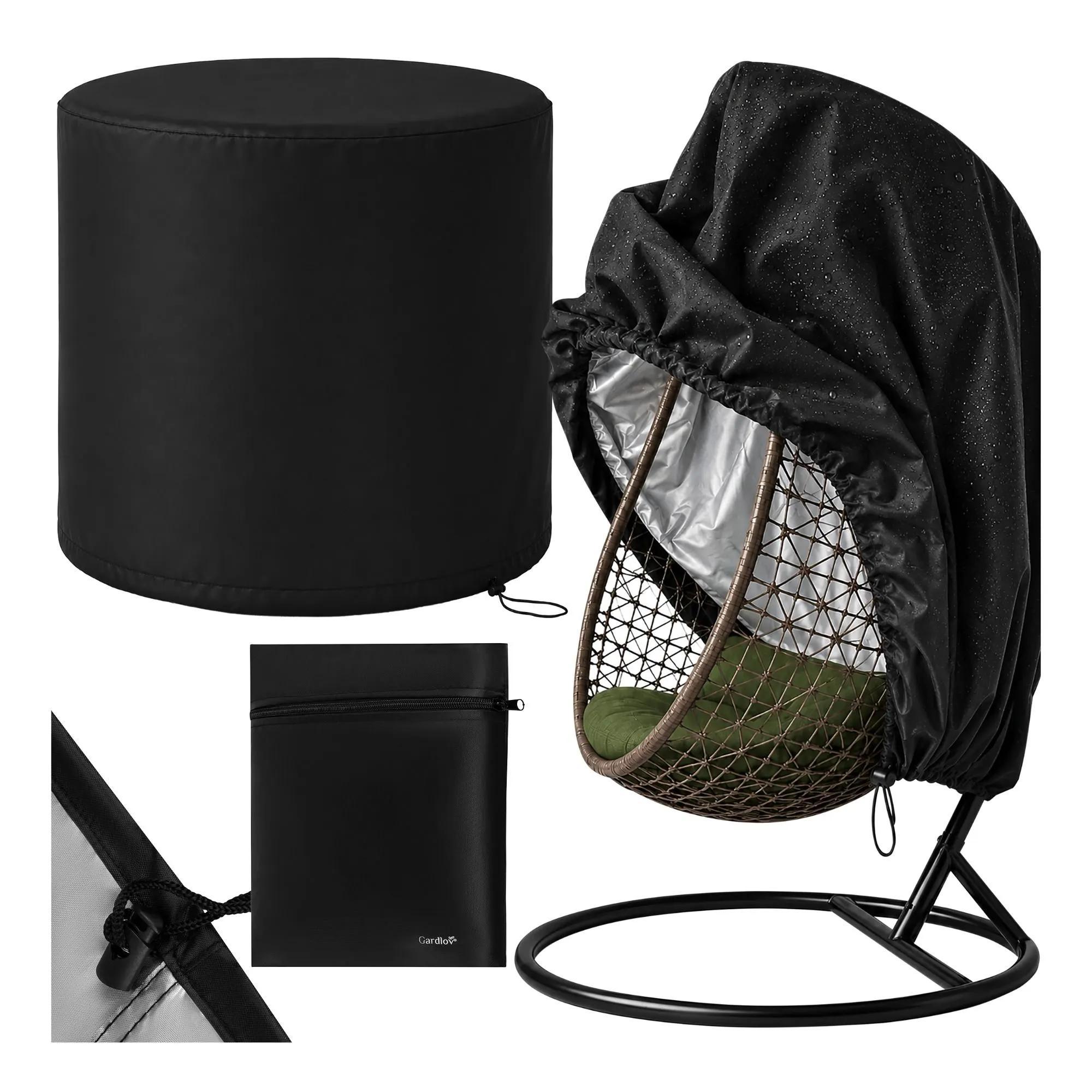 Large Cover For Hanging 400 Cm X 155 Cm, Oxford 200d, Uv, Strap, Case, Black