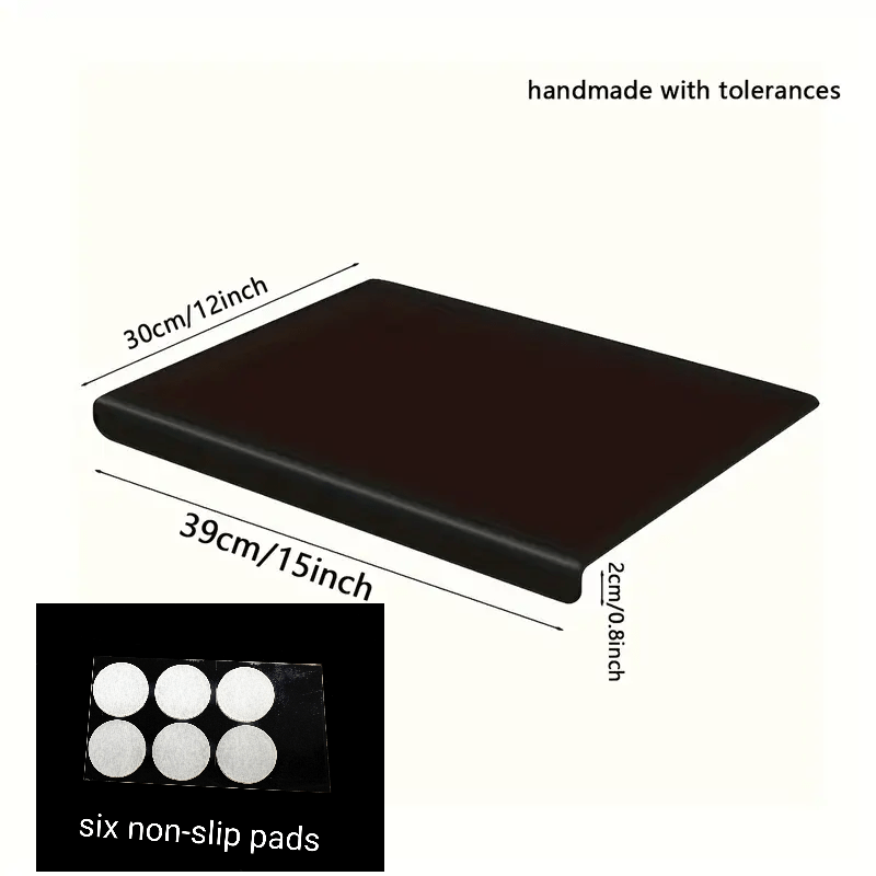1pc large black high   cutting board chopping board six non slip pads kitchen   countertop protection cutting board fruit cutting board kitchen utensils christmas day gift kitchen supplies details 2