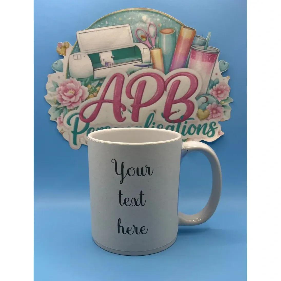 TEMU Personlised Mug Cup 11oz 2 Image Funny Great Gift Or Business Promotion