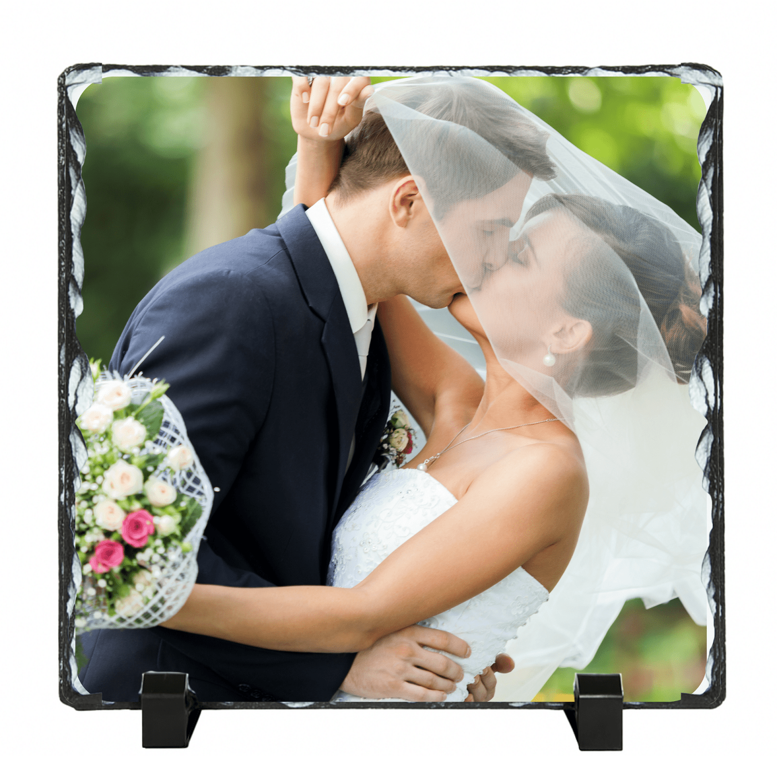 Personalised Sublimation Photo Slate, Custom Photo Rock Plaque