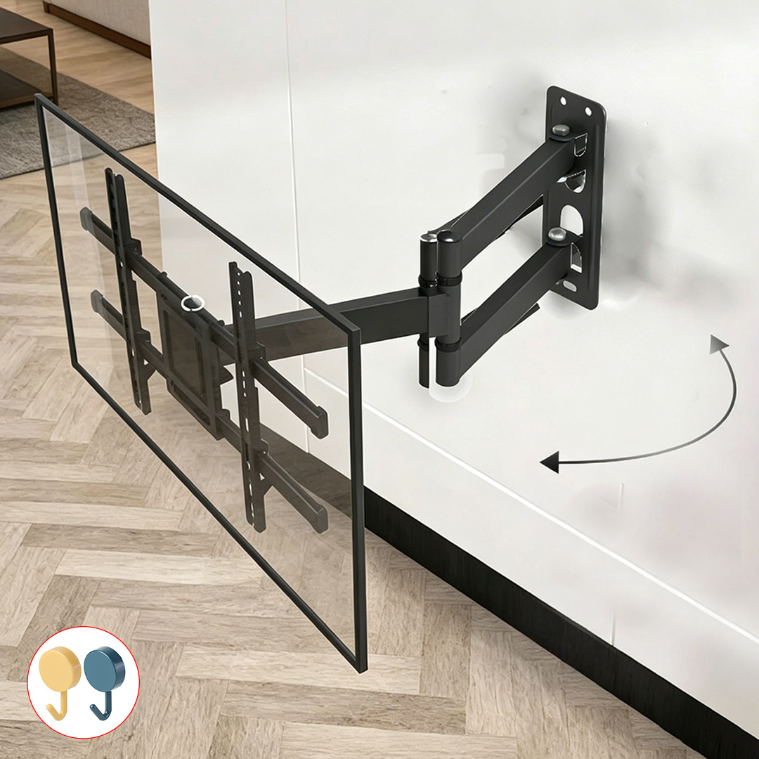 Bracket for Mounting TVs with Dual Swivel Arm
