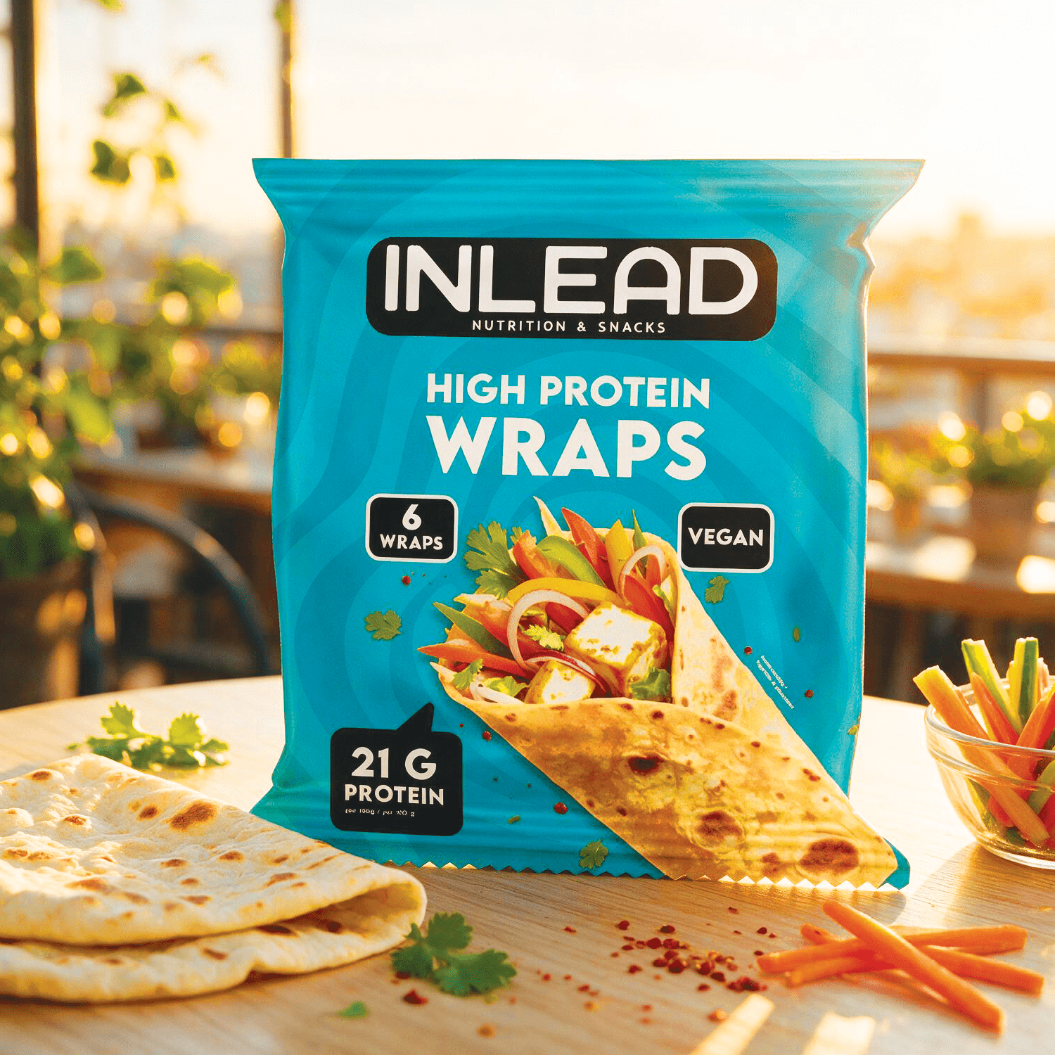 Image of Inlead High Protein Wraps 6pcs - 372g