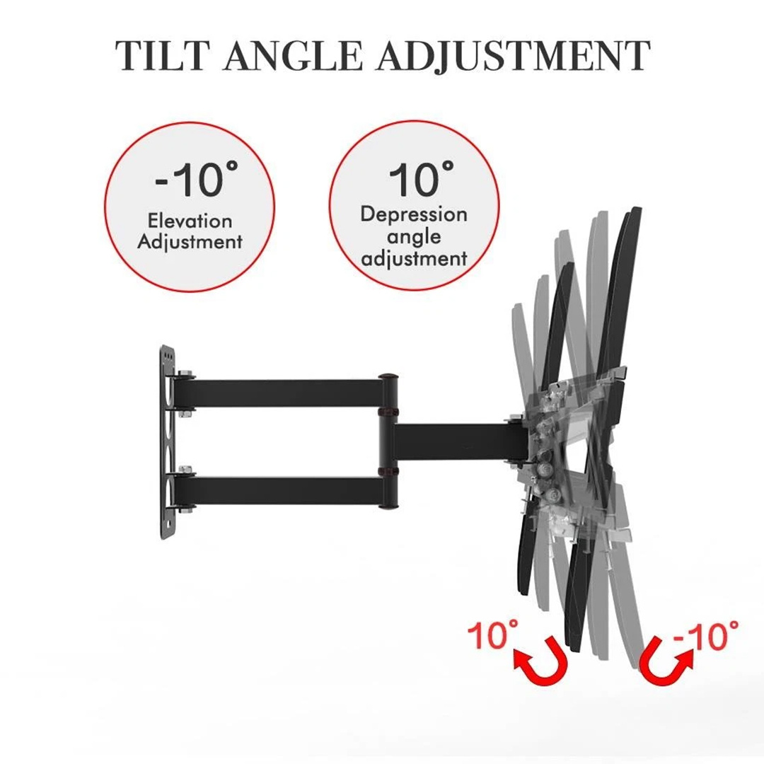 Bracket for Mounting TVs with Dual Swivel Arm