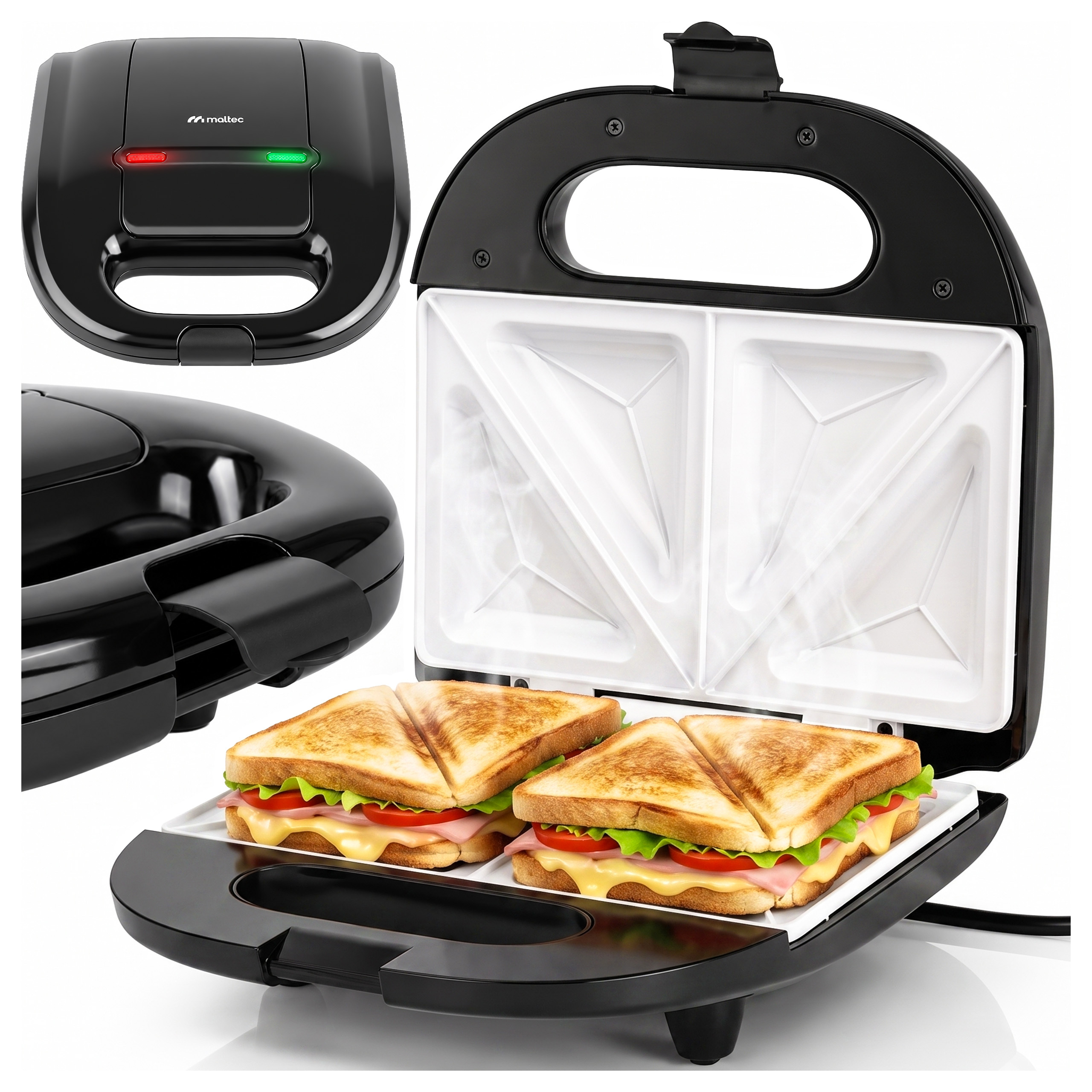 Image of Toaster Sandwich Maker Coating Powerful Toasting 750w