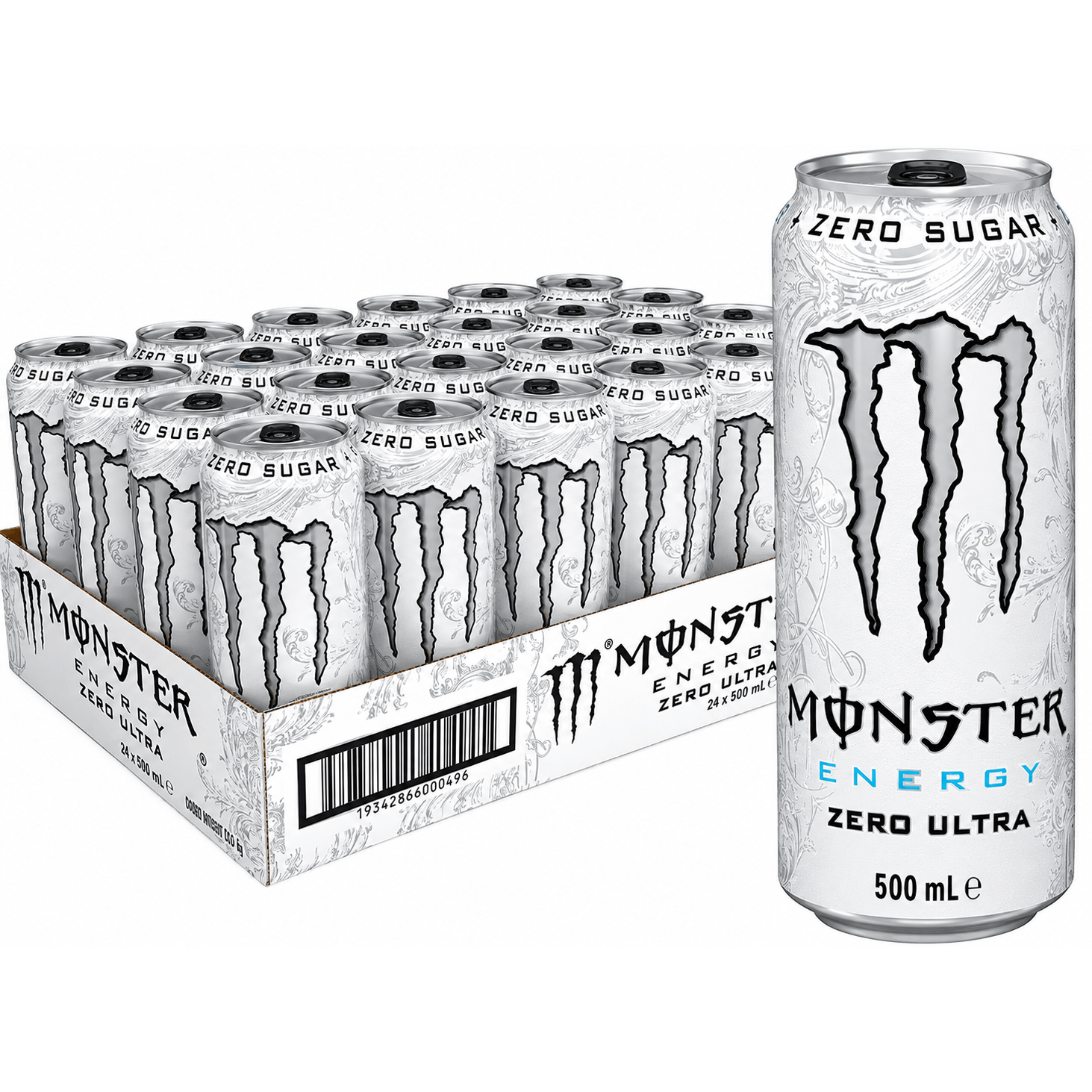 TEMU Monster Ultra Energy (24 X 500ml) 0 Sugar Free Energy Drink 500ml Cans Carbonated Energy Drink