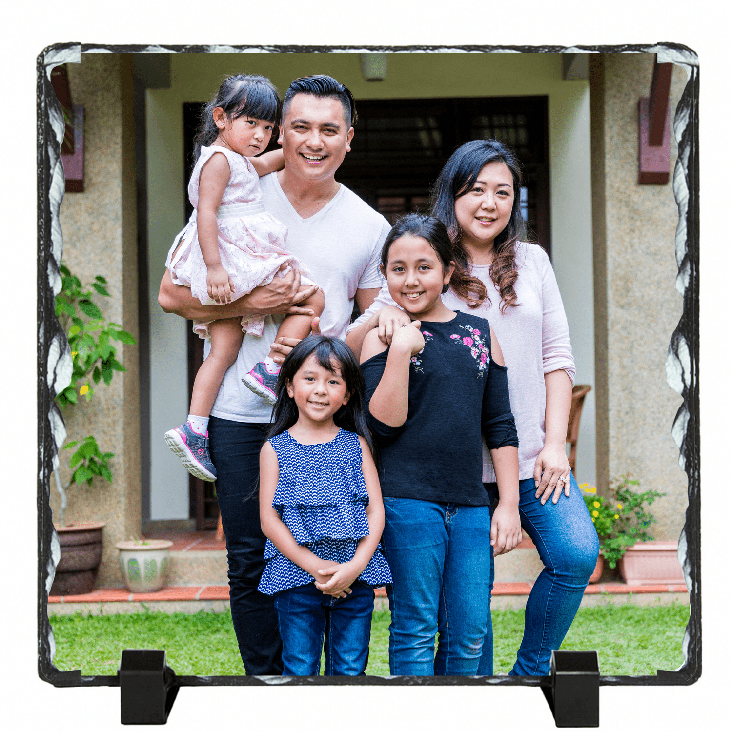 Personalised Sublimation Photo Slate, Custom Photo Rock Plaque