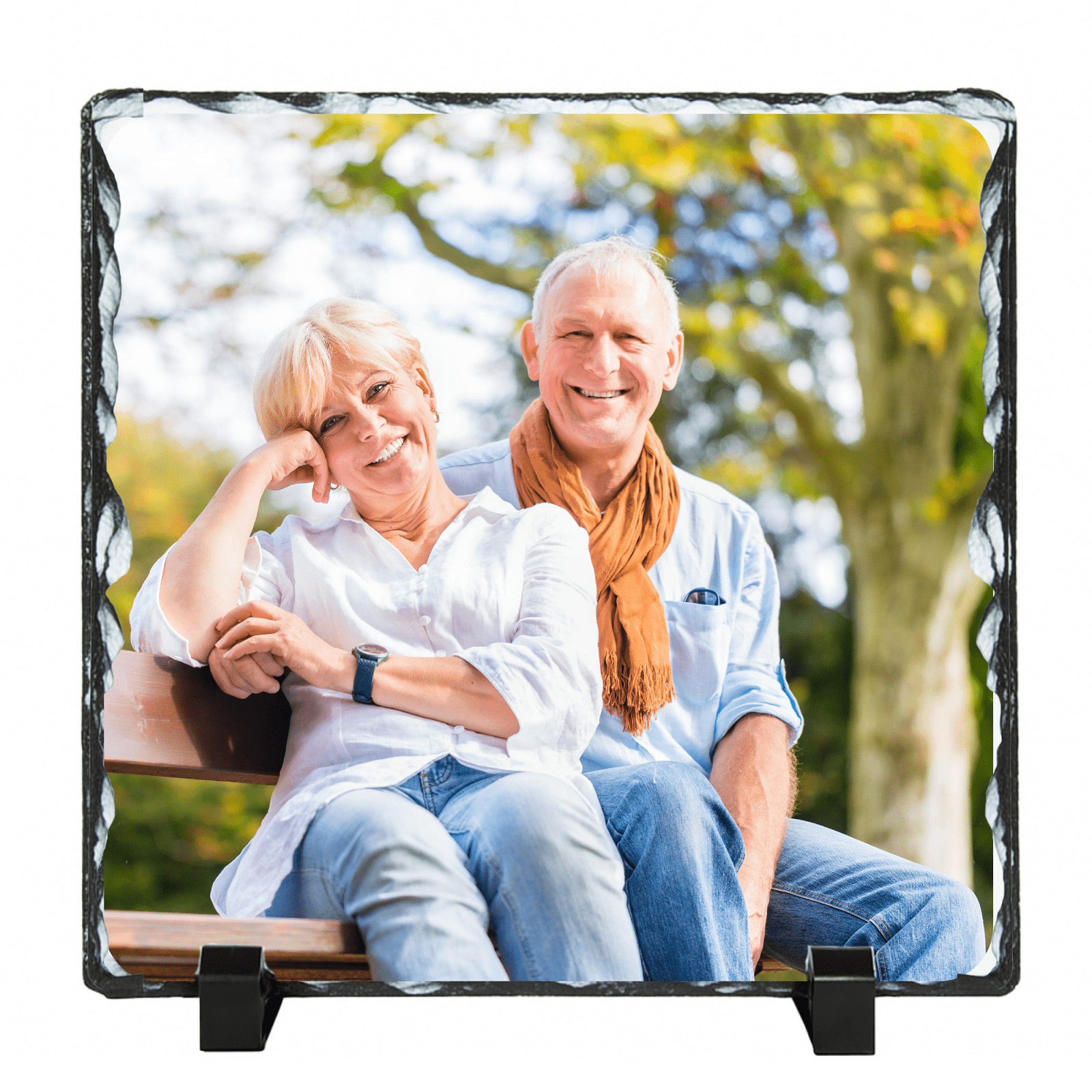 Personalised Sublimation Photo Slate, Custom Photo Rock Plaque