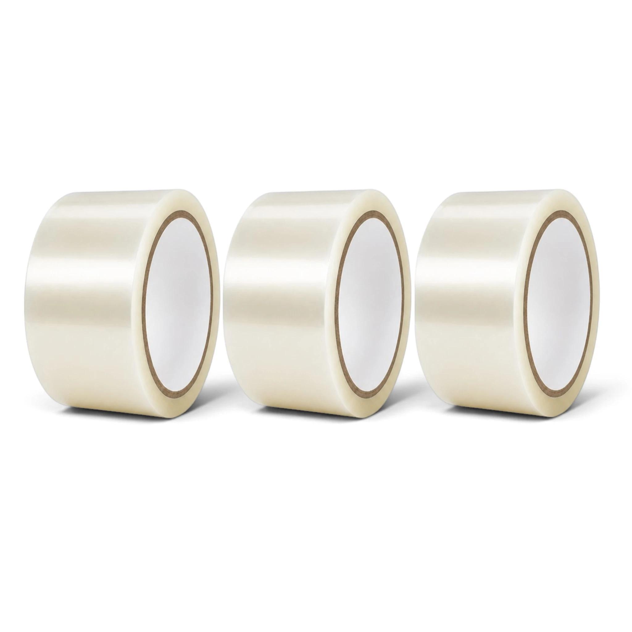 3 Rolls Of Transparent Packing Tape 48 Mm M – Strong Packing Tape With Pk6 Acrylic Adhesive, Up To 40 Kg, -30 °c To +60 °c, 3-inch Core, For Shipping, Moving, Storage And