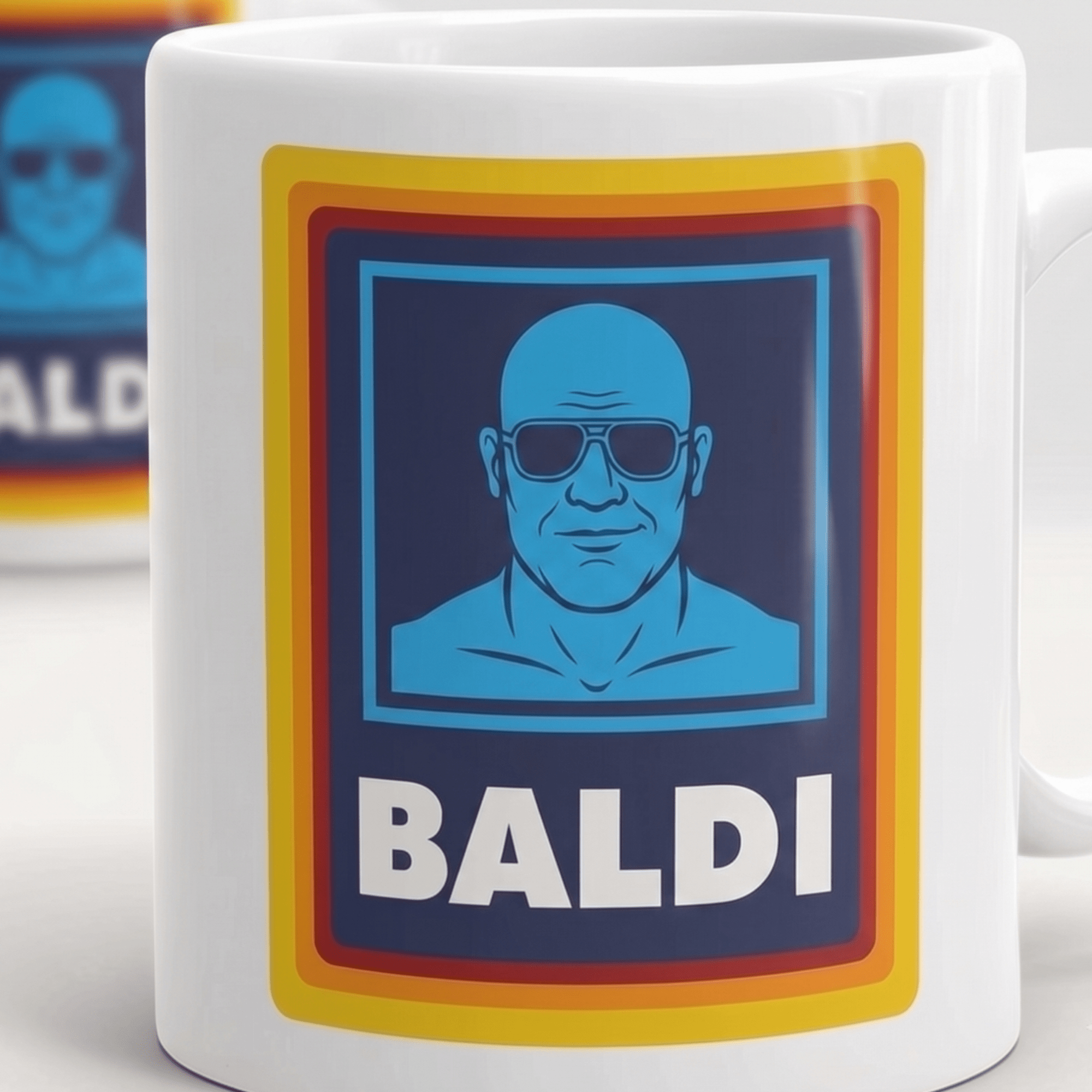TEMU Funny Mug For - 11oz Novelty Coffee Mug, Retro Sunglasses Design, Humorous Gift For Dad, Husband, Brother, Boyfriend, Birthday Fathers Day Gag