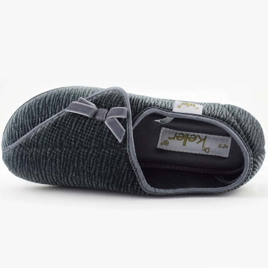 Dr Keller Women's Adjustable Touch Fasten Slippers for Comfort