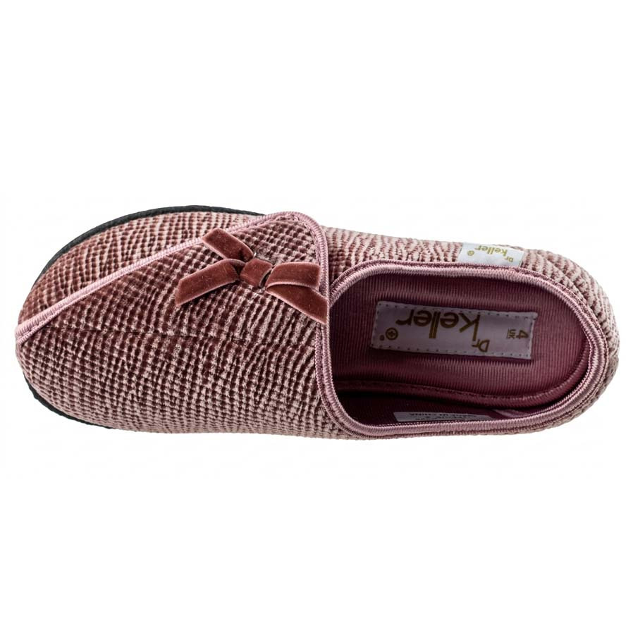 Dr Keller Women's Adjustable Touch Fasten Slippers for Comfort