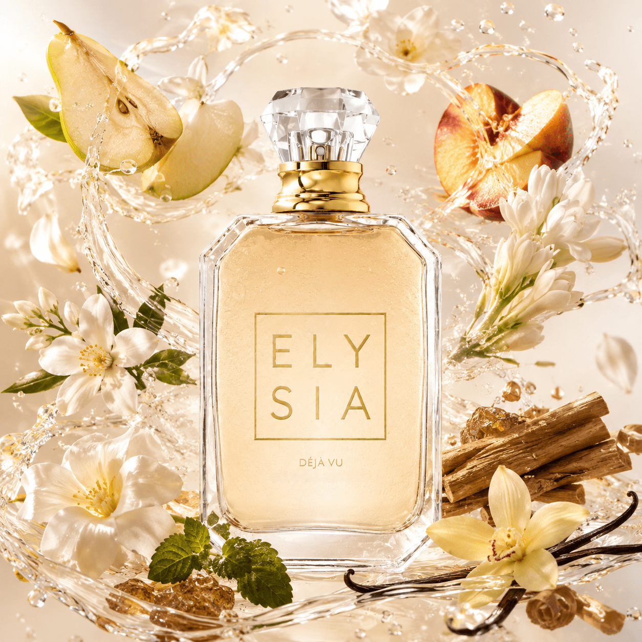 TEMU Eau de Parfum voor Dames, 30 ml – Bloemig-fruitige Geur met Groene Peer, Witte , Jasmijn, Tuberoos, Vanille en Sandelhout
