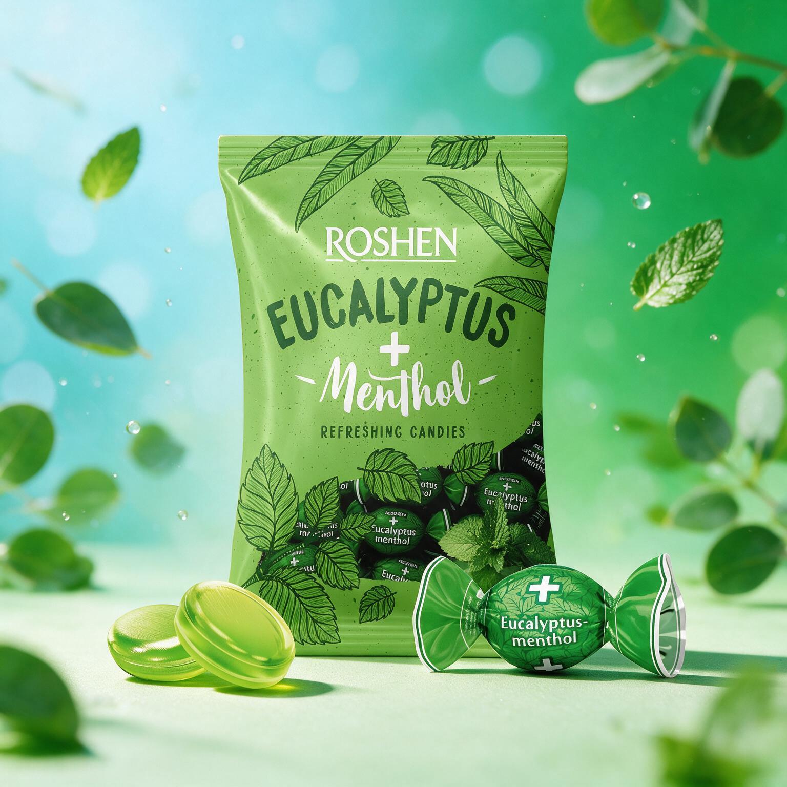 1 Kg Roshen Eucalyptus Menthol Candies