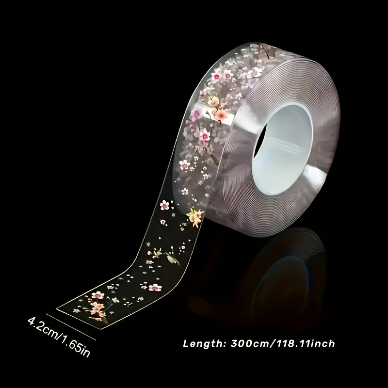 2 Rolls Waterproof Transparent Sealing Tape, Self-Adhesive