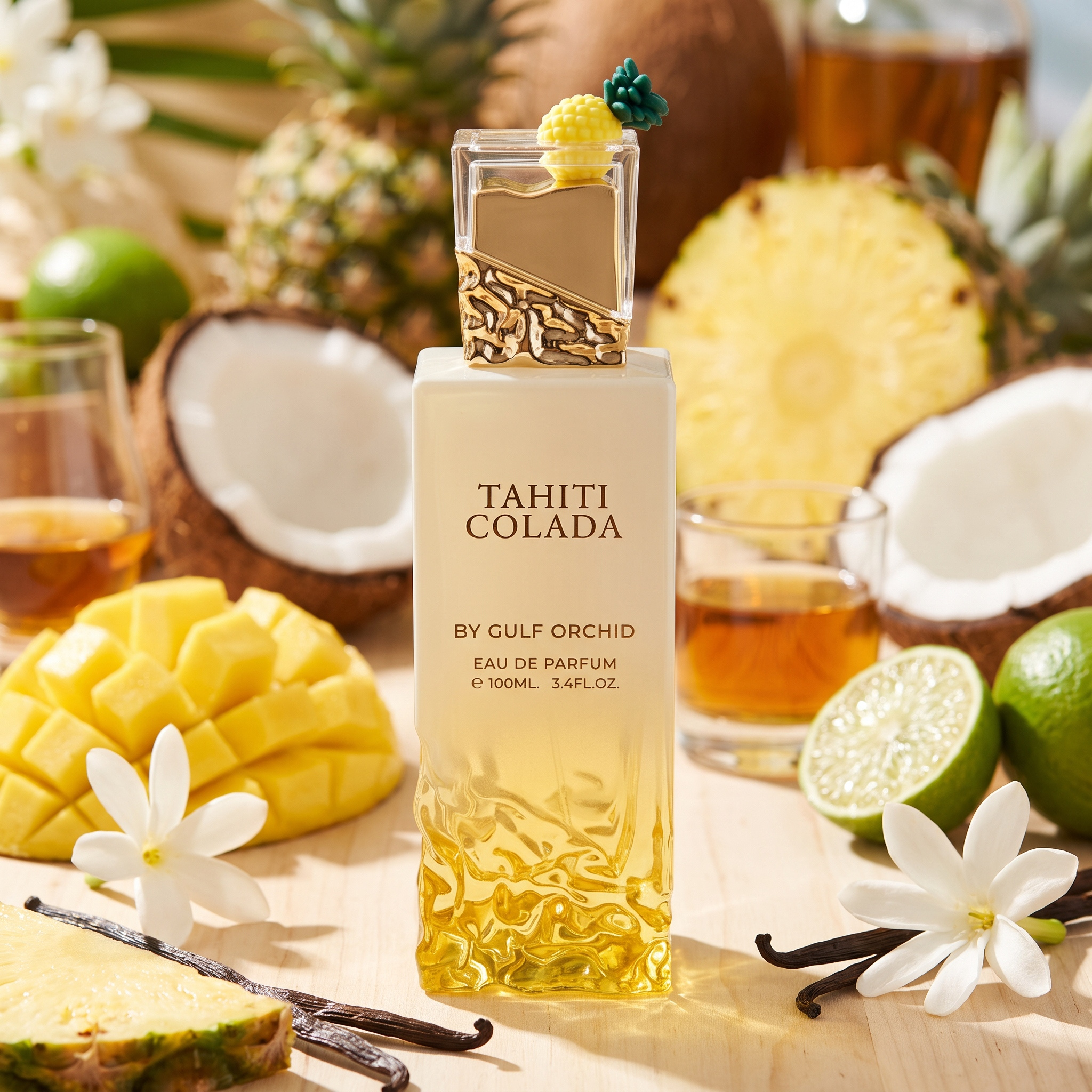 Image of By Gulf Orchid 100ml - Tropical Parfum With Notes Of Pineapple, Mango And Creamy Coconut