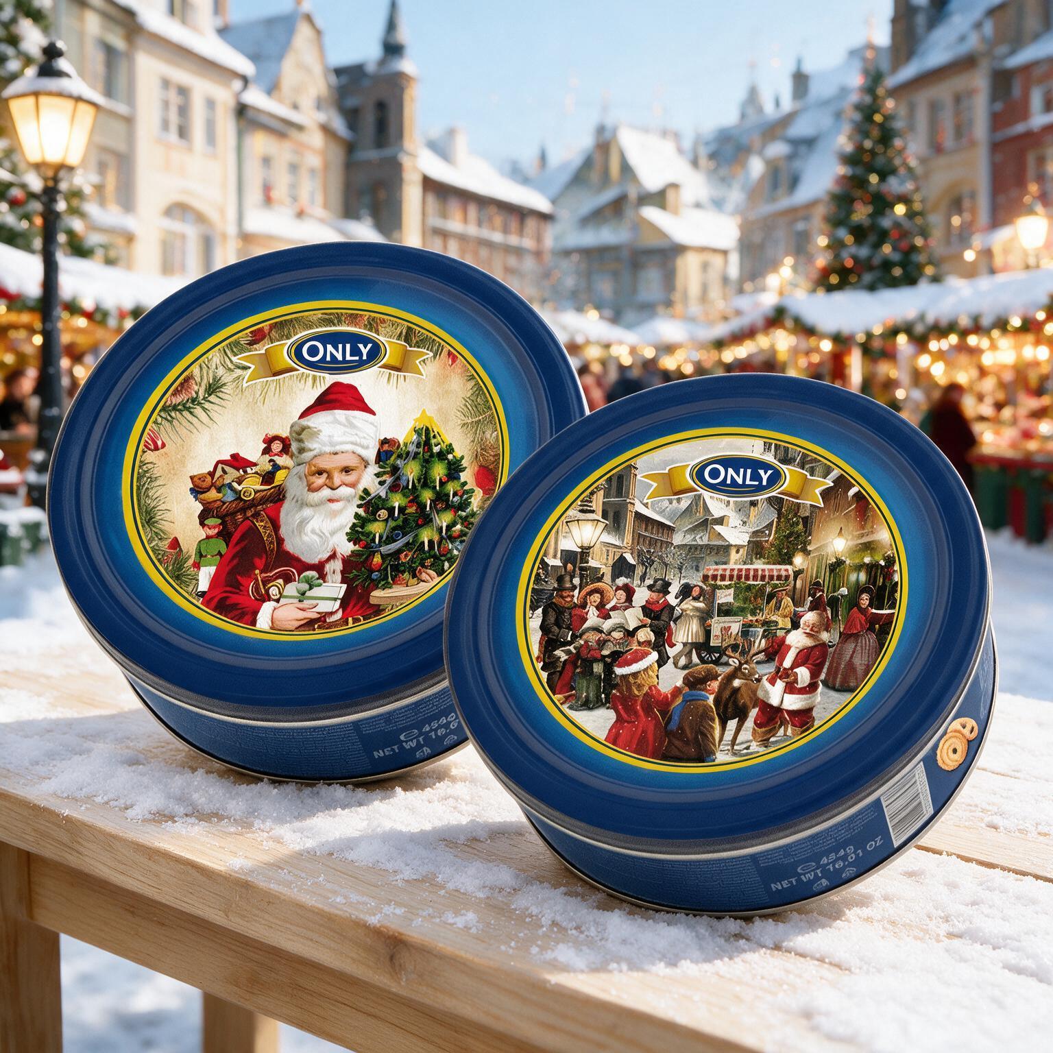 Butter Christmas Tin "nostalgic" Assorted Box 2 X 454g