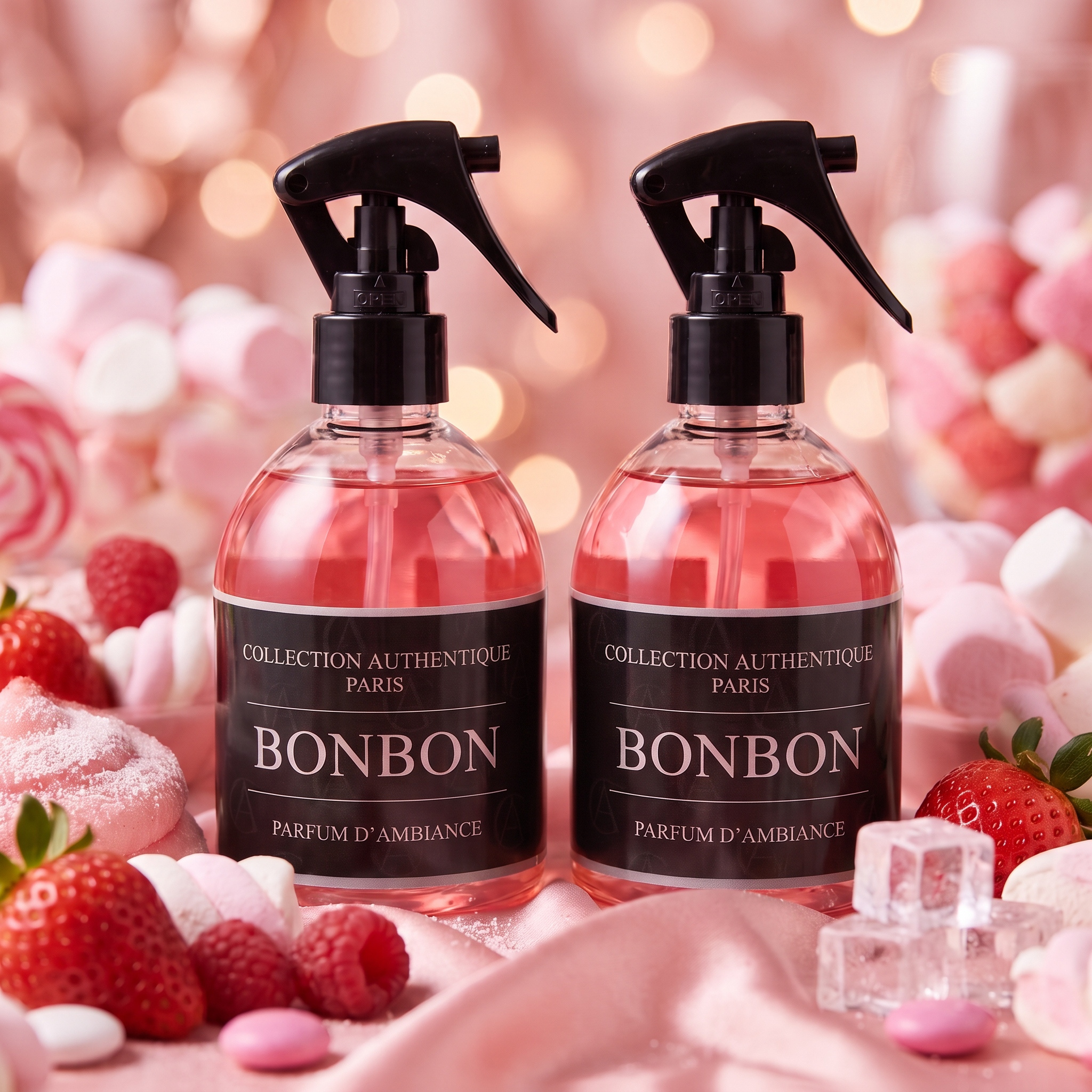 TEMU COLLECTION 250ml x2, d’Ambiance aux de Bonbon, , Guimauve et Notes Sucrées