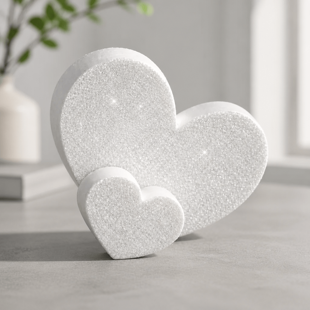 2pcs Decorative Heart Set - Heart Figures For Home Decor
