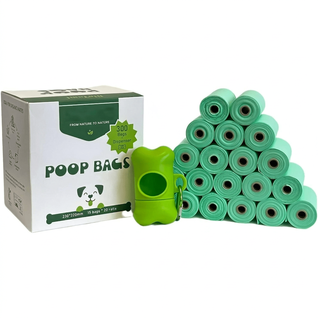 TEMU 300 Bolsas (20 Rollos) Para Recoger Excremento De Perro Con Dispensador - Bolsas Para Recoger Caca