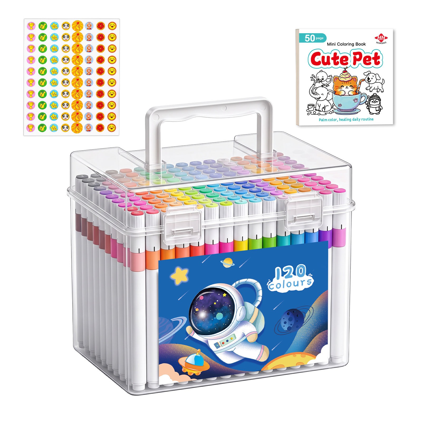 120 Colours Acrylic Paint Pens for DIY Crafts and Art