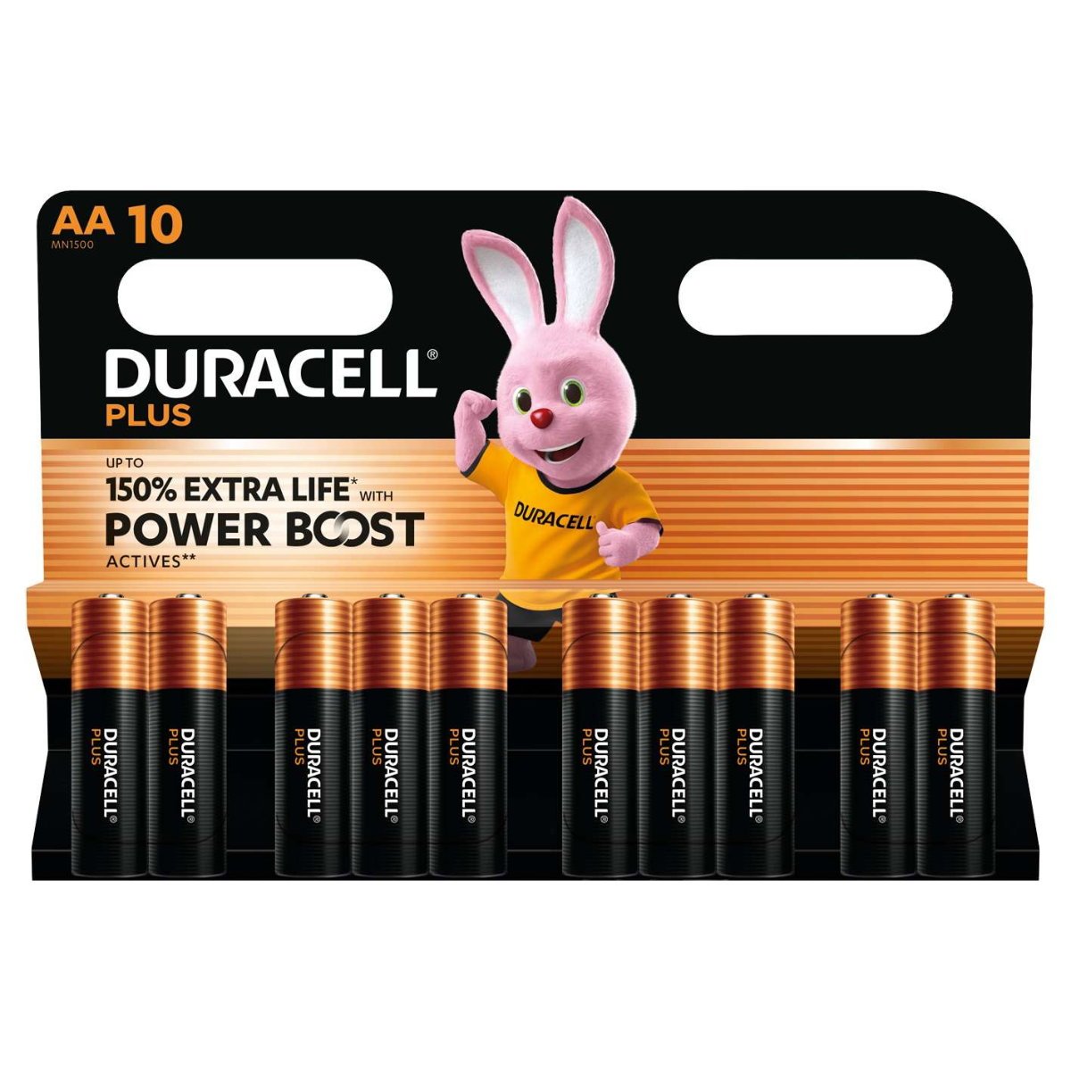 TEMU Duracell Plus Aa Batteries With Technology Reliable Energy For Everyday Devices Alkaline Aa Battery For Remote Controls Toys Clocks Pack Of 10