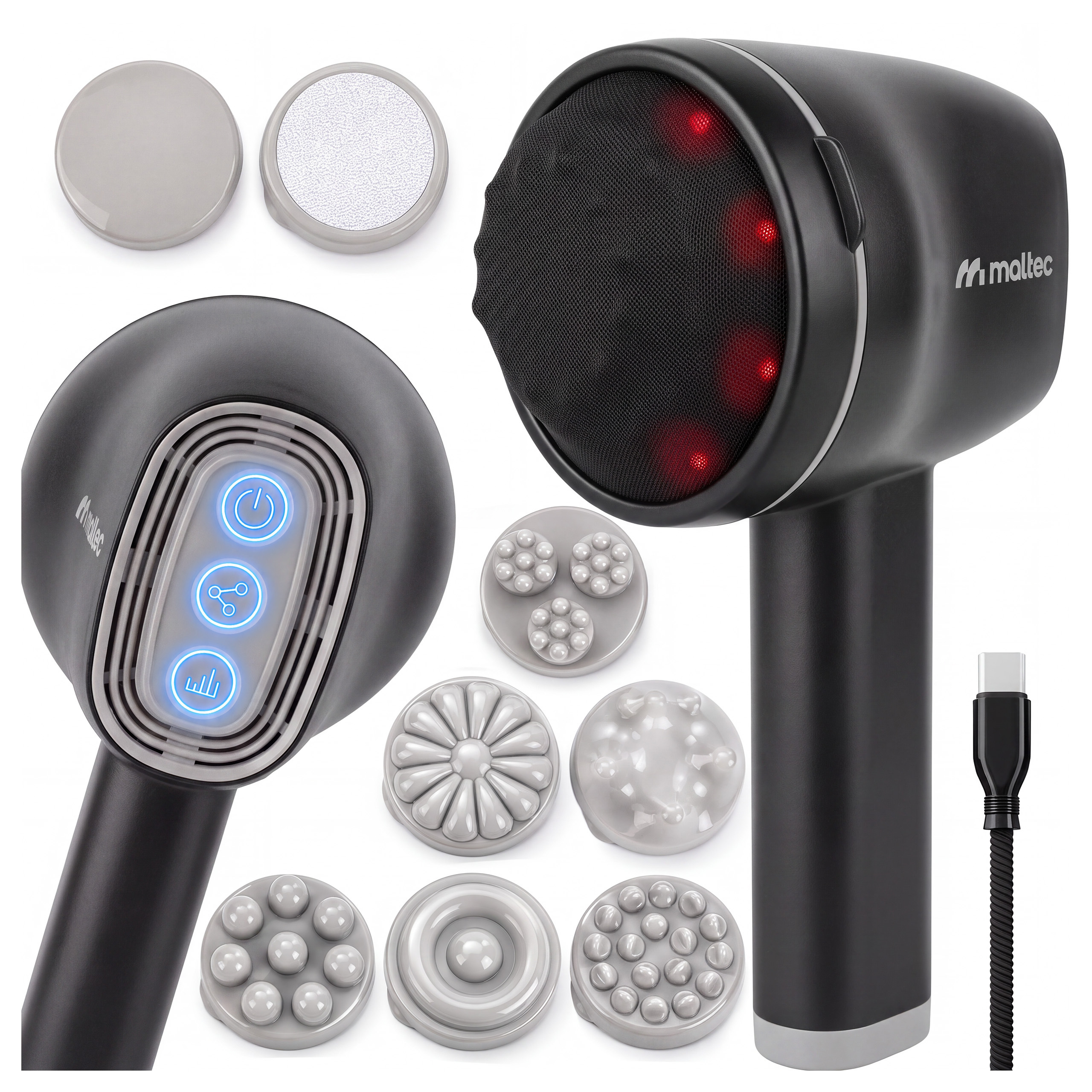 Image of Pistol For Body Massage Anti-cellulite Firming Large Set