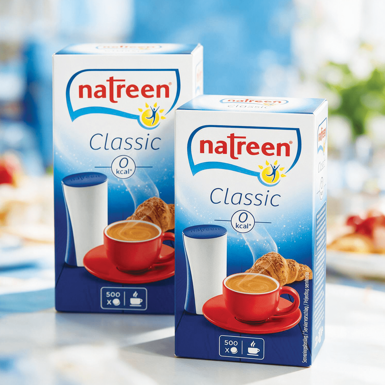 Image of 2-pack - 1000 Pieces - Natreen Sweetener Table Dispenser 2x32g
