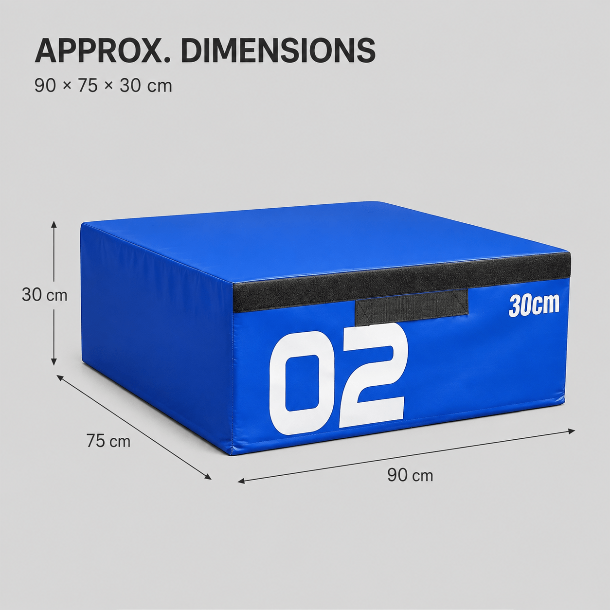 30cm Soft Plyometric Box for Home Gym Workouts