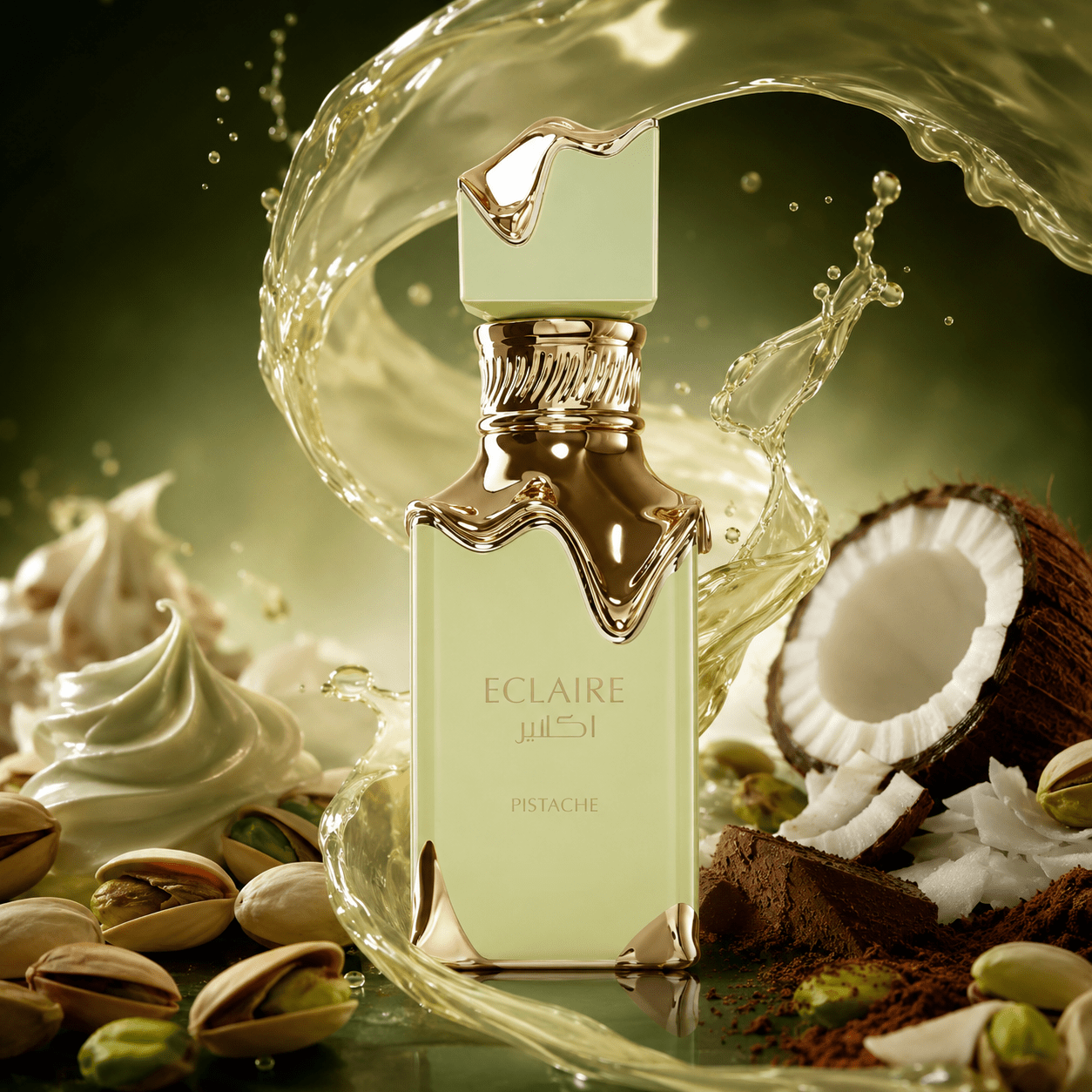 Image of Pistachio – Gourmand Unisex Eau De Parfum With Notes Of Pistachio, Whipped Cream, Coconut, And – 50 Ml