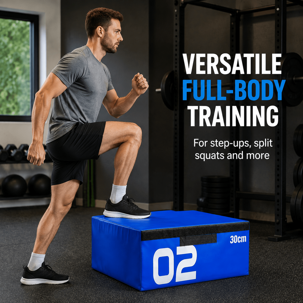 30cm Soft Plyometric Box for Home Gym Workouts