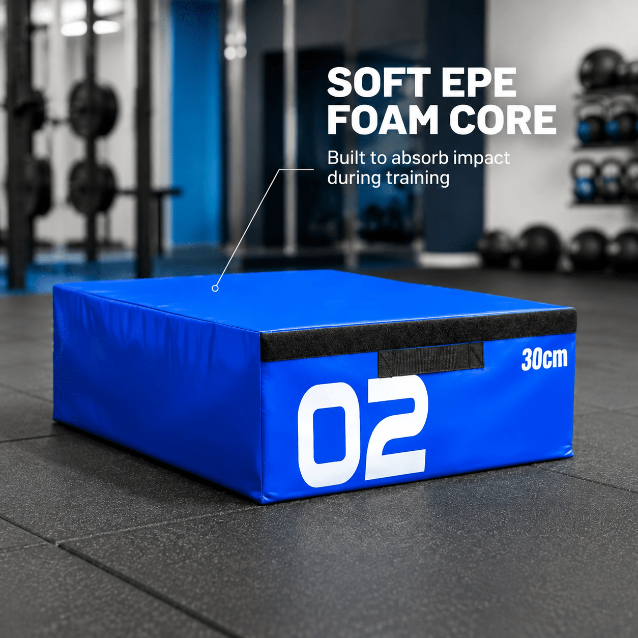 30cm Soft Plyometric Box for Home Gym Workouts