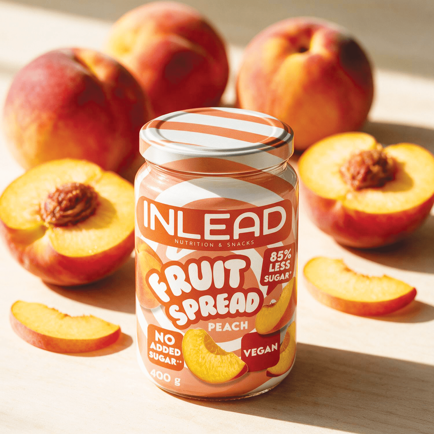 Image of Inlead Fruit Spread Peach 400g