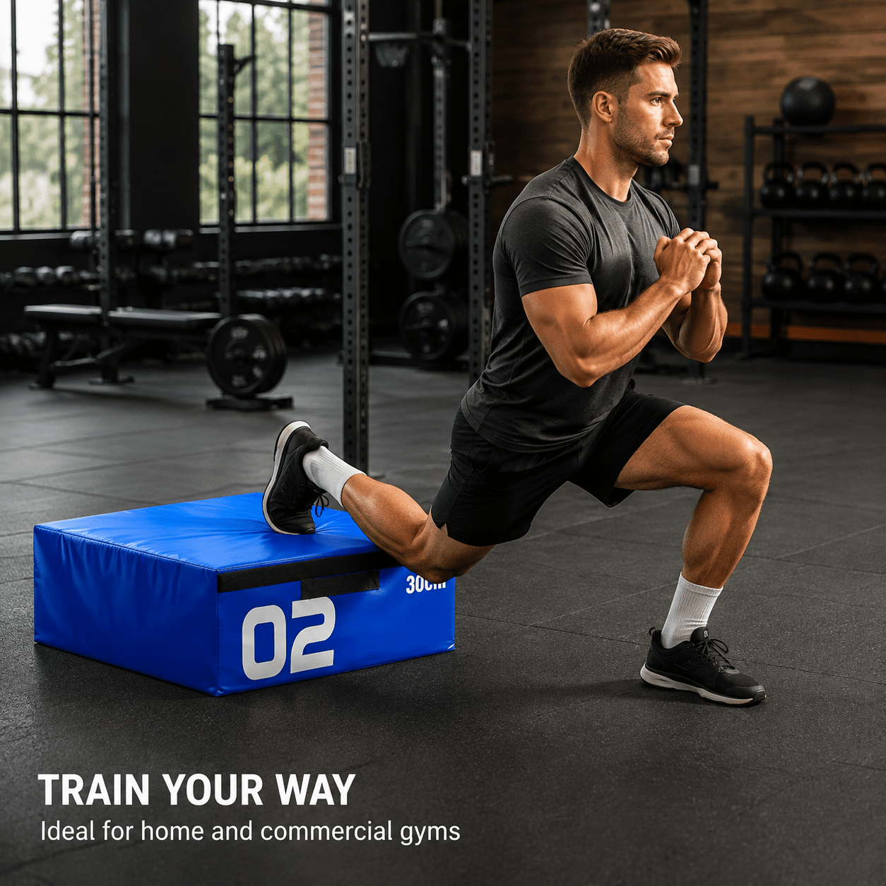 30cm Soft Plyometric Box for Home Gym Workouts