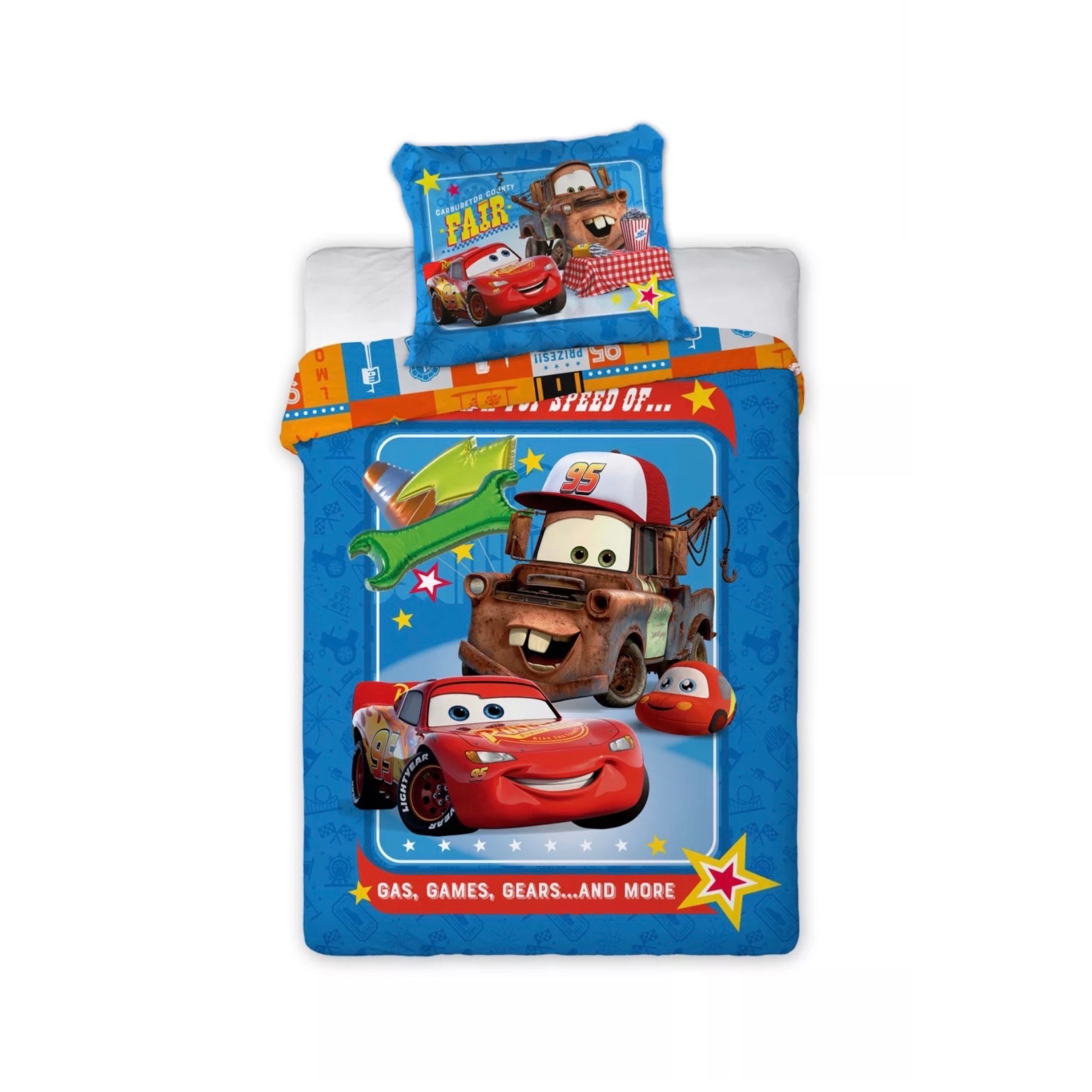 Image of Cars Fair Kids' Bedding Set 100×135 Cm, 40×60 Cm