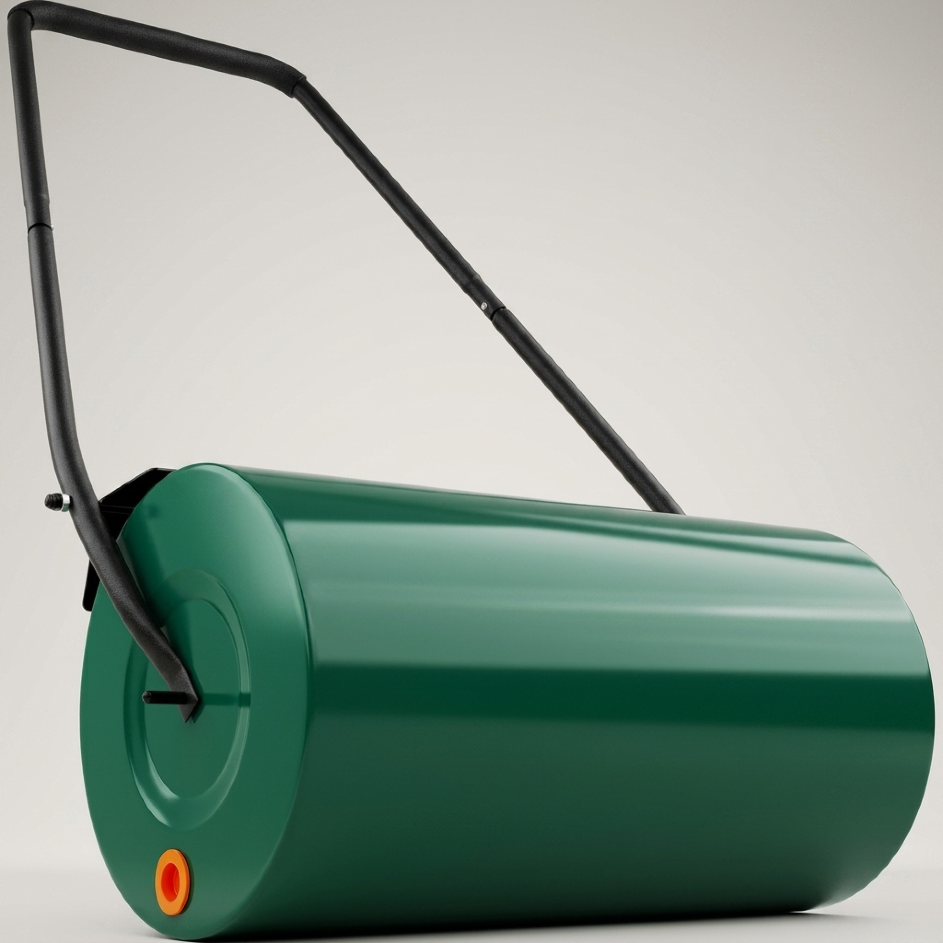 Image of Lawn Roller 60cm 50l With Padded Handle, Fillable Hand Roller, Grass Roller, Garden Roller