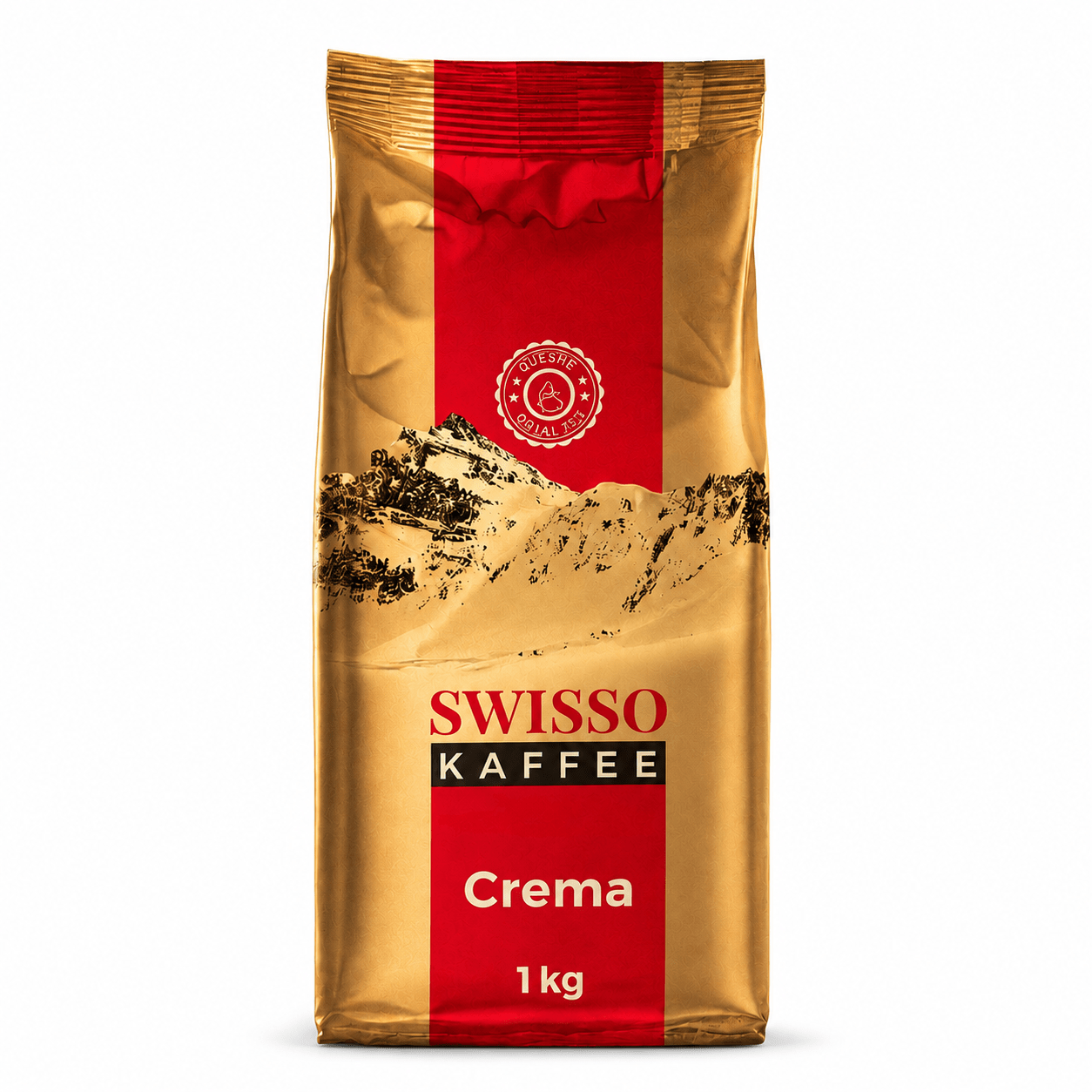 Swisso Kaffee Crema - Aromatic, Premium 100% Arabica Coffee Beans, 1kg