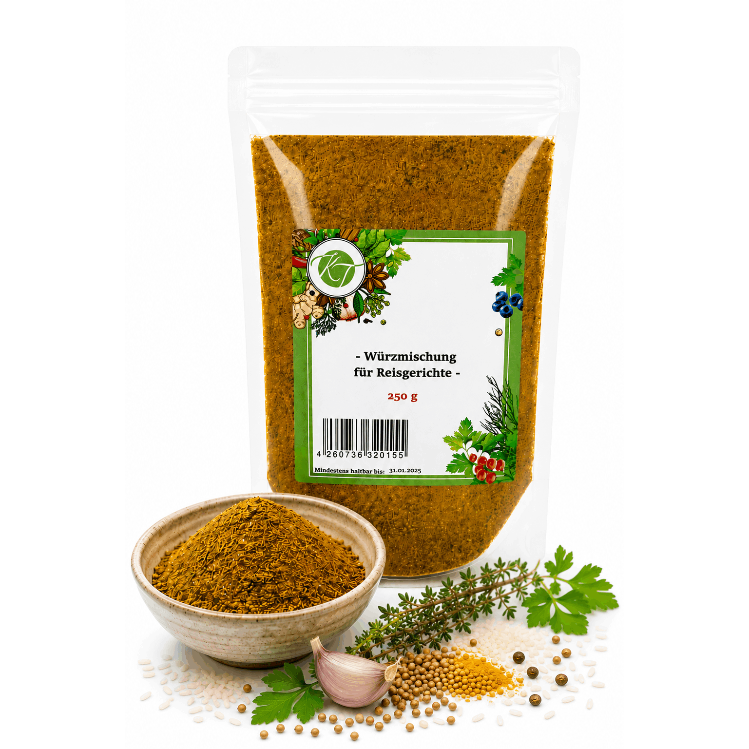 Kt Seasoning Mix For Rice Dishes Plow Plov Pilaw Pilau - 1a Quality