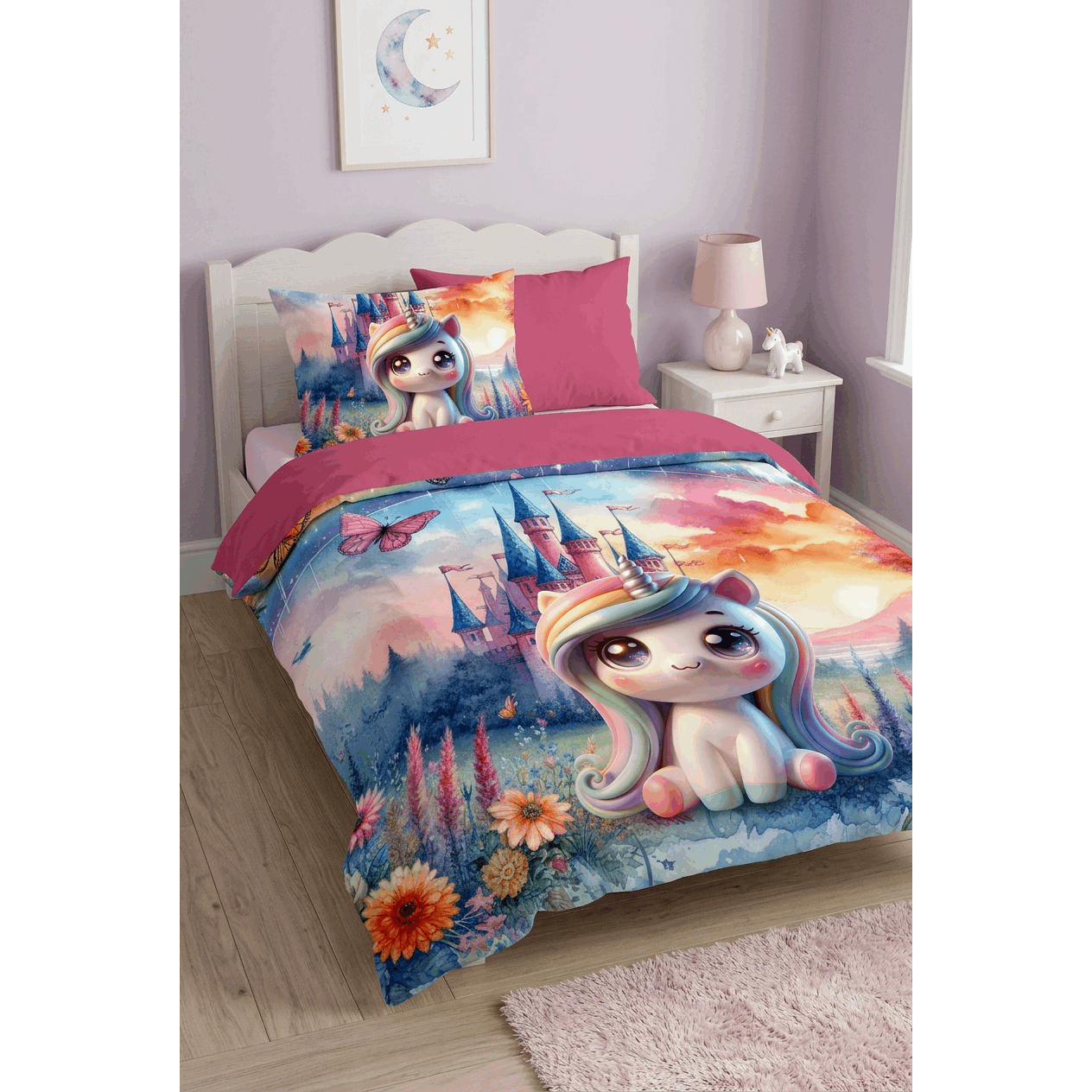 Image of Bedding Set, 2-piece, Children's Bedding Set, 100% Cotton, Quilt Cover With 80x80 Cm Pillowcase, , Zipper, Top