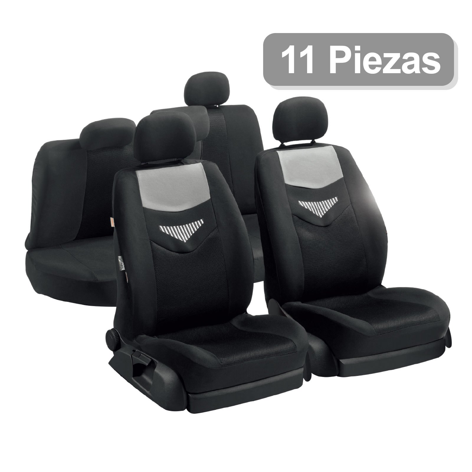 TEMU Juego completo de fundas de asiento universales | Diseño elegante, fácil de instalar y para todas