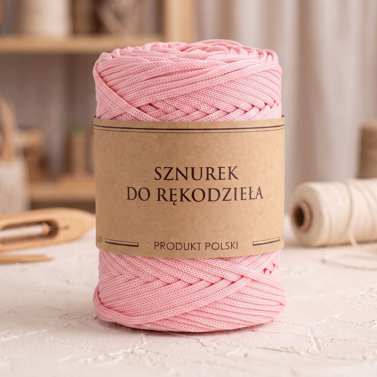 Image of Polyester Cord Flat For Macrame Handicraft 5mm 100m
