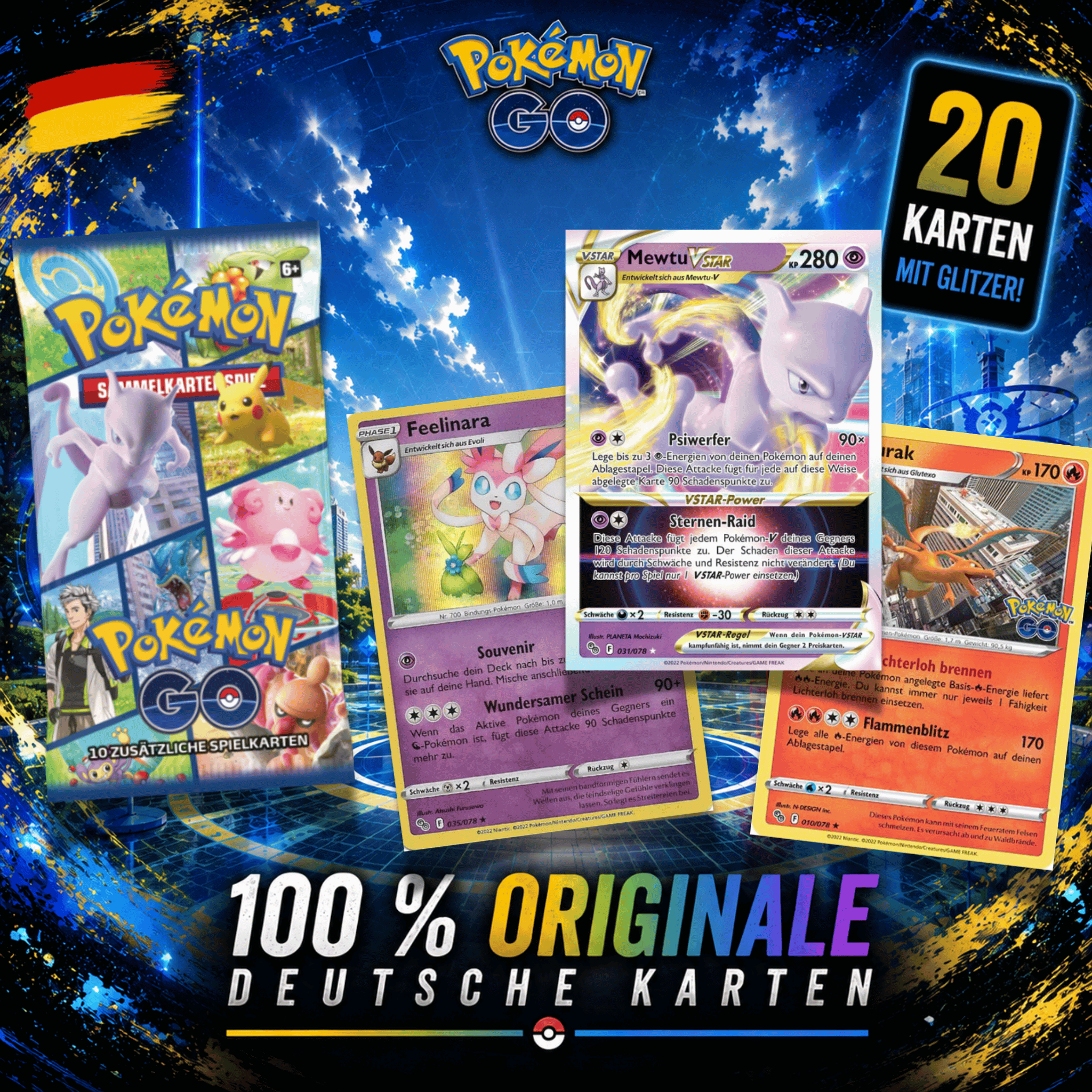 Pokémon - Map Pack (20 Cards) - German - . Card