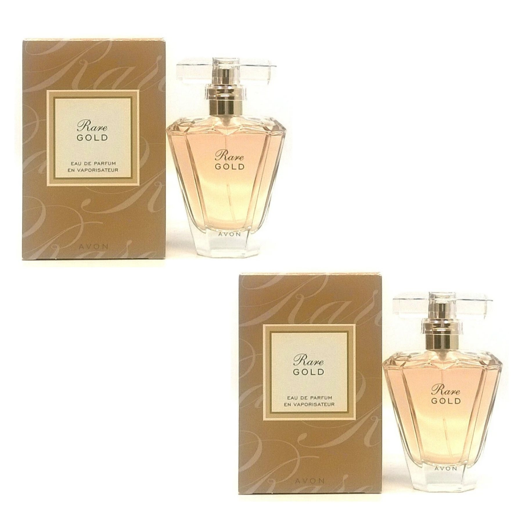 2 X Avon Rare Gold Eau De Parfum For Her 50ml