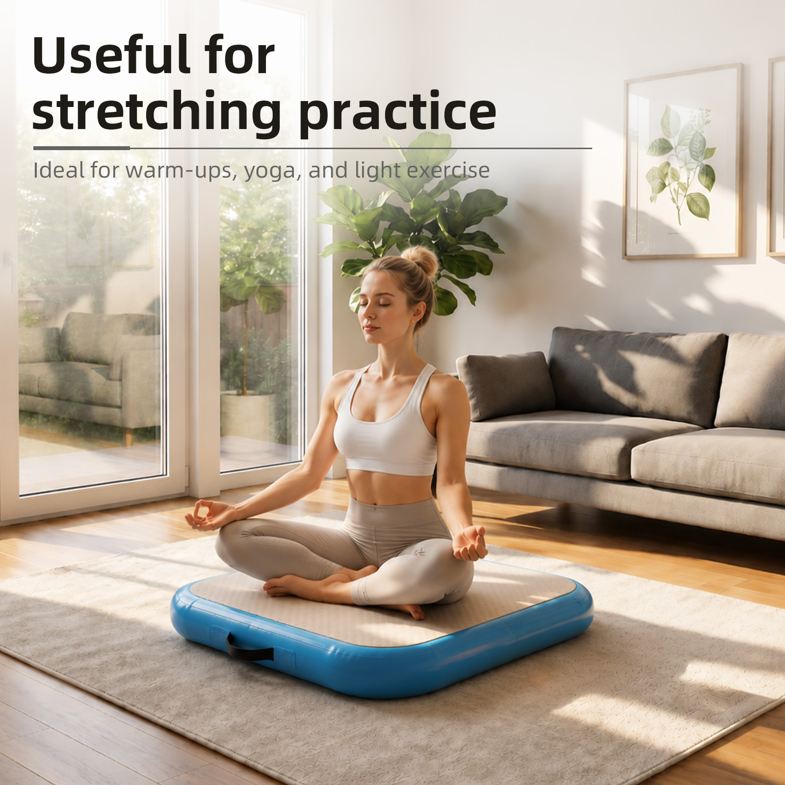 Inflatable Gymnastics Mat for Yoga & Dance Training