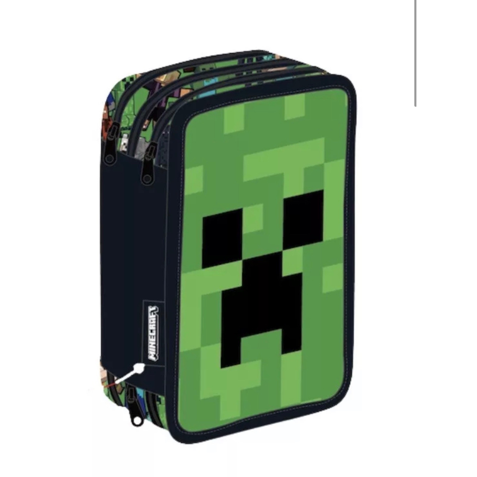 Face Filled 3-tier Pencil Case