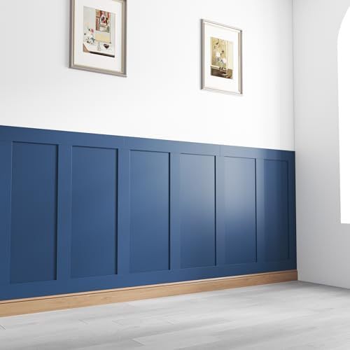 TEMU 15pcs 6mm Wall Panelling Kit Shaker Style 3d Wall Panel Kit | Mdf Wall Panels - Paintable Accent Panel Kit For A Stylish Upgrade To Decor