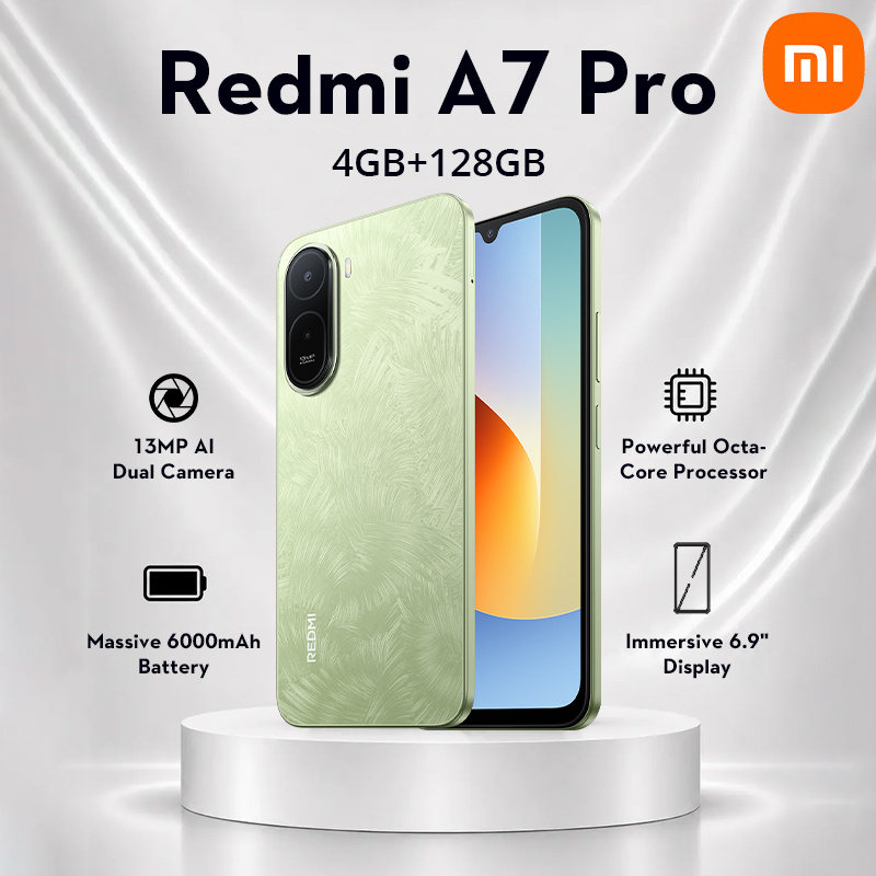 Xiaomi Redmi A7 Pro 4g Smartphone 4gb + 128gb 6000mah Battery T7250 -core 6.9 Inch 120hz Display 13mp Camera