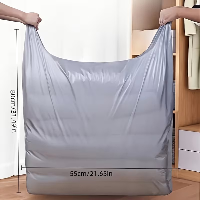 TEMU 10pcs Extra Large Moving Storage Bags, No Power Needed, High Capacity For Clothes/quilts/shoes, Suitable For Relocation/dorm/travel, Thickened