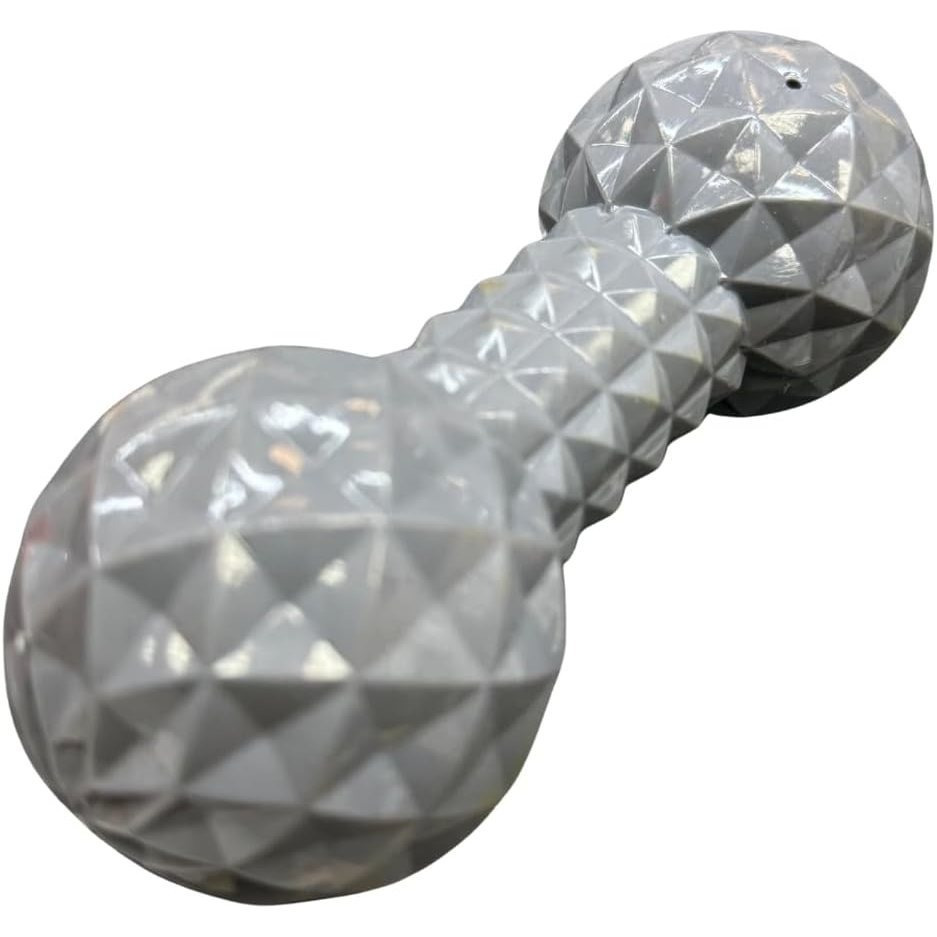 Dog Bone & Dumbbell Squeaky Toy 2-Pack